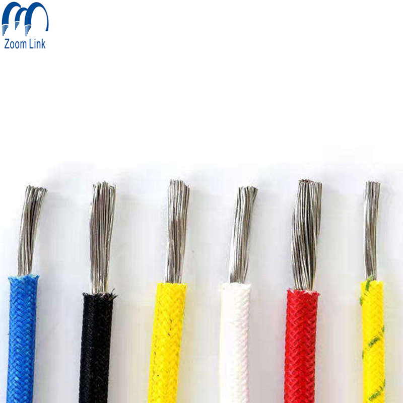 UL3122 High Temperature Wire Tinned Copper 10-26AWG Glass Fiber Insulated Silicone Rubber