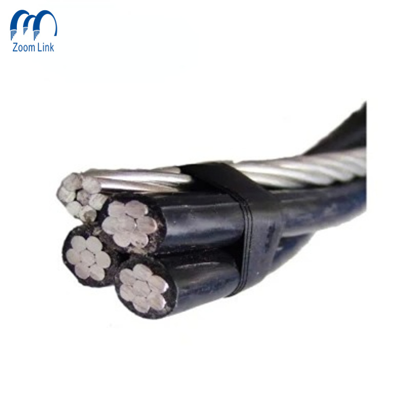XLPE/PVC/PE High Voltage ABC Overhead Bundle Aluminum Electric Cable