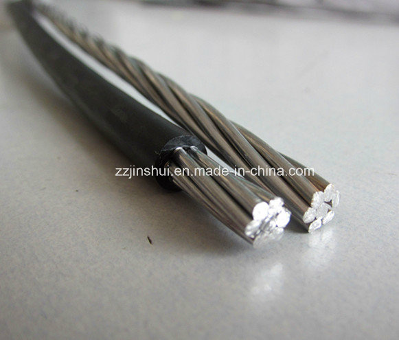 Chine 0.6/1 Câble Aérien Isolé KV LV 1 Phase de Cœur 16mm2 AAC 16mm2 Messager AAAC Nu fabrication et fournisseur