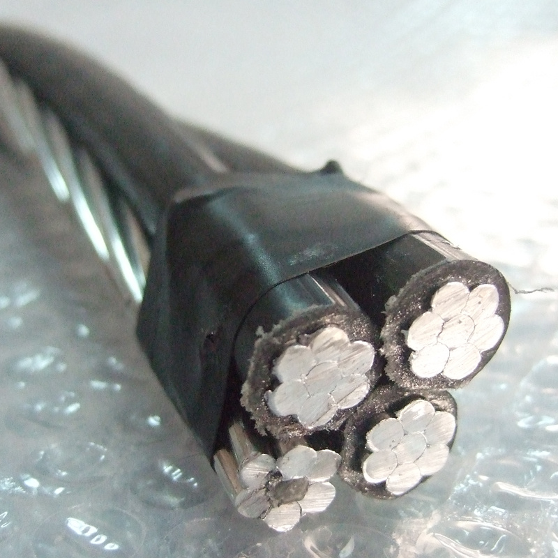 0.6/1kv Overhead Aluminum Cable Quadruplex ACSR Neutral Conductor