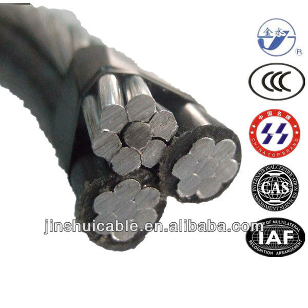 0.6/1kv XLPE Insulated Triplex Cable with ACSR Neutral Conductor