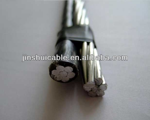 ASTM Standard Service Drop ABC Cable Duplex Shepherd 1*6AWG+6AWG