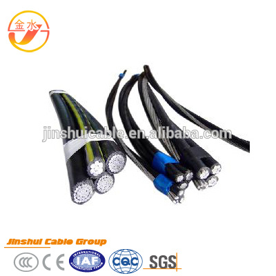 Aerail Bundled ABC Cable Service Drop Cable (Quadruplex)