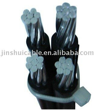 China Made Al/XLPE+ACSR 0.6/1kv Overhead ABC Cable