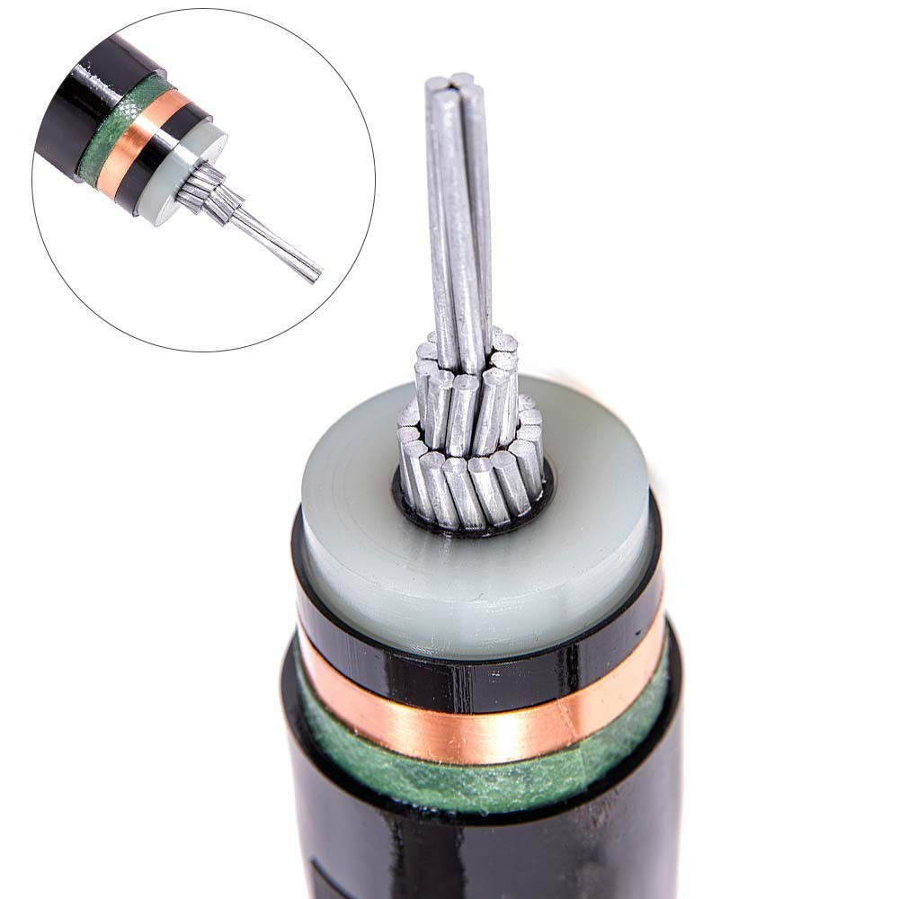 Câble électrique non armé à haute qualité, isolé en XLPE, pour moyenne tension