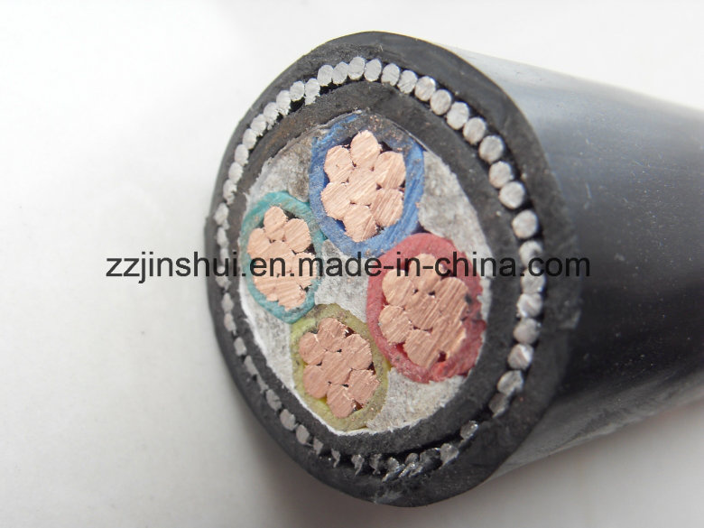 Low Voltage XLPE Cable 4c*25mm2 Cu/XLPE/Swa/PVC IEC60502