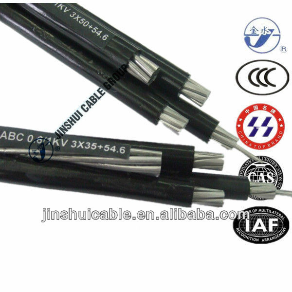 Chine Câble ABC à basse tension NFC 33-209 3X35+54.6mm2 fabrication et fournisseur