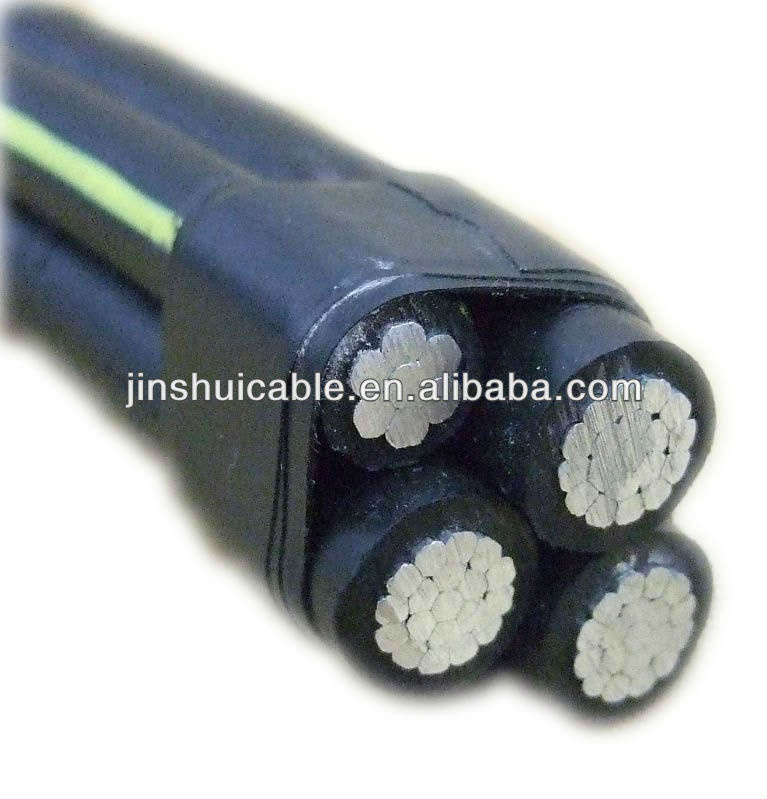 Chine Câble électrique aérien à conducteurs isolés en XLPE standard ABC fabrication et fournisseur