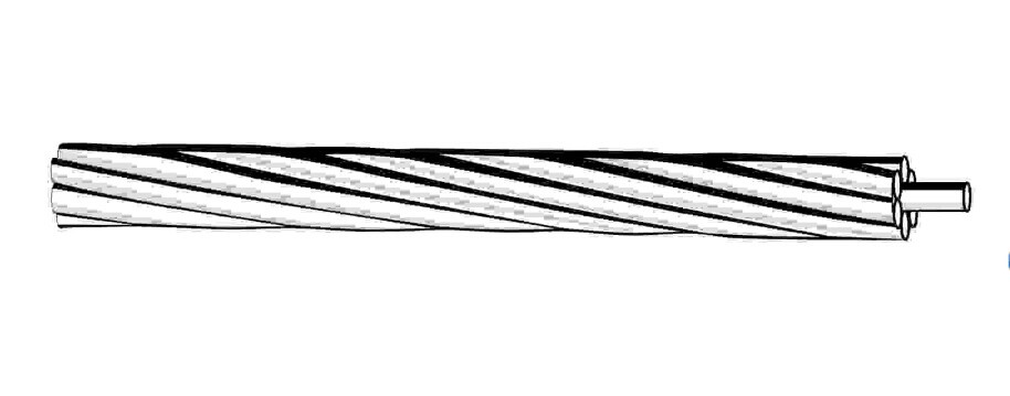 Chine Conducteur nu en alliage d′aluminium surplombant AAAC BS3242/IEC61089 fabrication et fournisseur