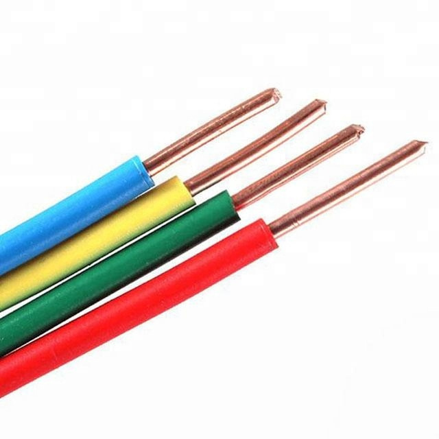 Fil de cuivre isolé en PVC rigide 4mm