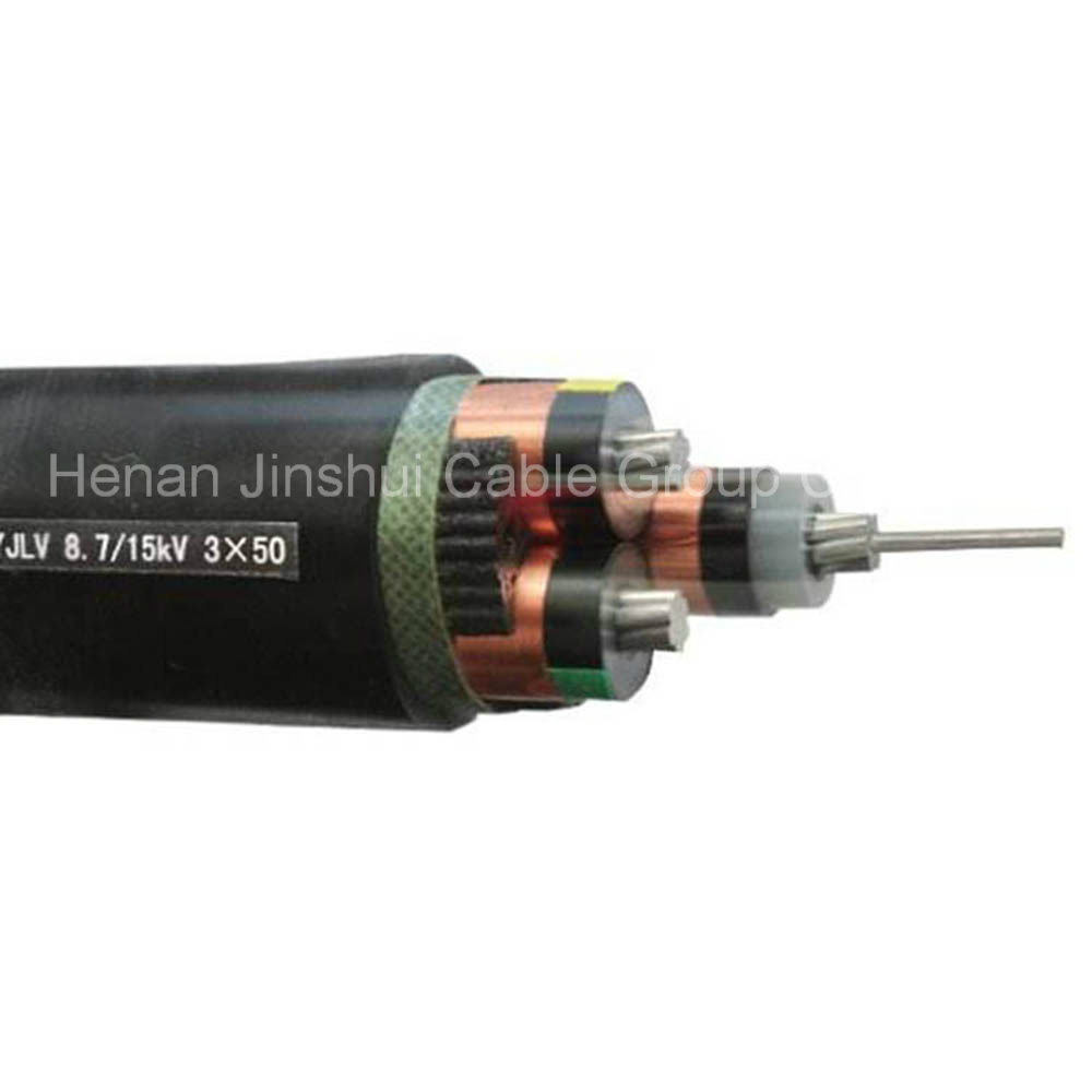 Underground Copper Conductor XLPE Insulation Medium Voltage Cable