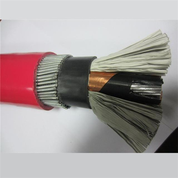 3 Core 8.7/15kv Al/Sc/XLPE/Sc/Cut/PVC Copper Tape Screened Cable