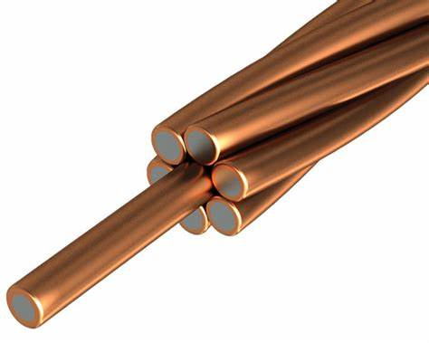 ASTM B910 B228 Copper Clad Steel Stranded Conductor for Power Transmission & Substation