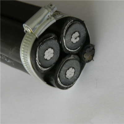 Aluminum Screen 15kv 3X240 Sqmm XLPE Insulated Mv ABC Cable