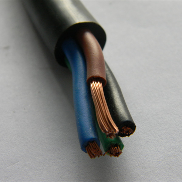 Black H05VV-F 318y/3182y / 3183y / 3184y / 3185y Towline Electrical Flexibles Appliance PVC Cable