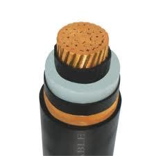 Cu/XLPE/PVC Single Core Cable Rated 6/10kv (12kV) Mv Cable XLPE Insulated Electric Cable