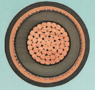 Cu/XLPE/PVC Single Core Power Cable 12/20 (24) kV XLPE Insulated Cable