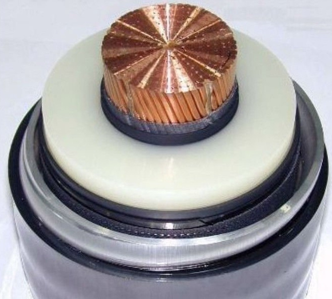 Extra High Voltage XLPE Insualted Power Cable with Corrugated Alu Sheath