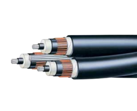Hv XLPE Insulated Metallic Screened ABC Electrical Cable 6.35/11kv