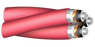 Triplex Medium Voltage Cable NF2xsey 3.6/6 (7.2) -18/30 (36) Kv Unarmoued Cable to IEC 60502.2 Standard