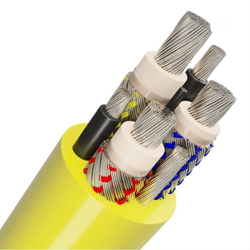 Type61 Type61A Type 61b Ecc Electrical Power Flexible Trackless Mine Mining Trailing Cable 640/1100V