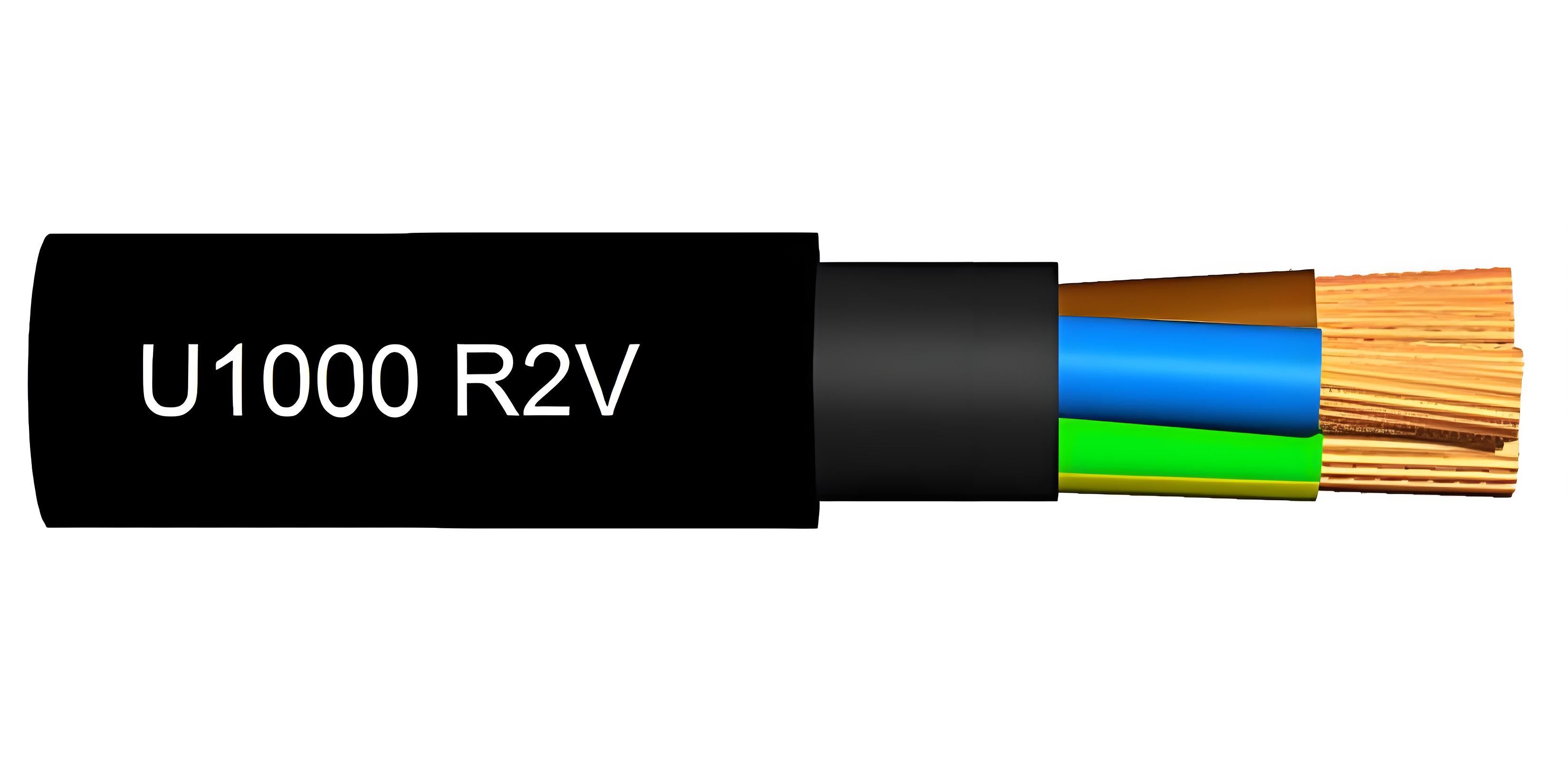 U-1000 R2V/Xv/RV/RO2V Cable XLPE Insulated PVC Sheath