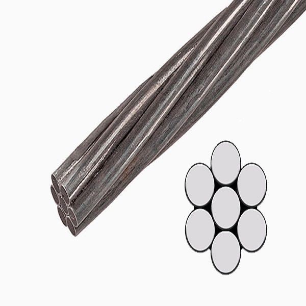 Zince Coated Galvanized Steel Wire Stranded 3/8 for ACSR Stay Guy Wire ASTM A475 BS183 Standard