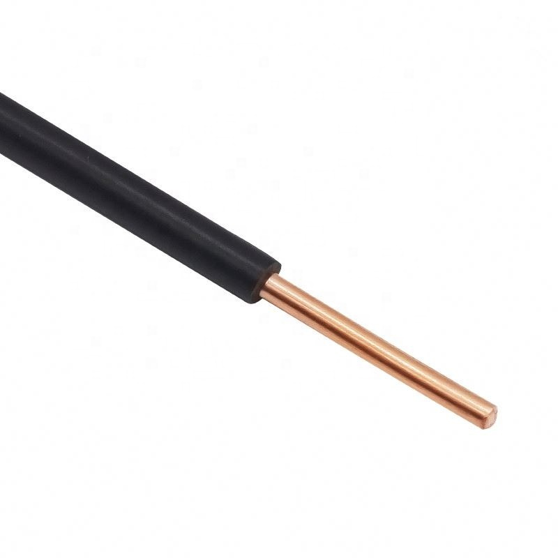 Cavo elettrico in rame a singolo filo con isolamento in PVC