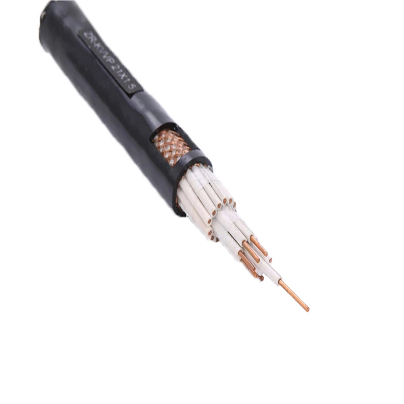 Kvv Kvvr Kvvp 450/750V Cable de control flexible apantallado multicore