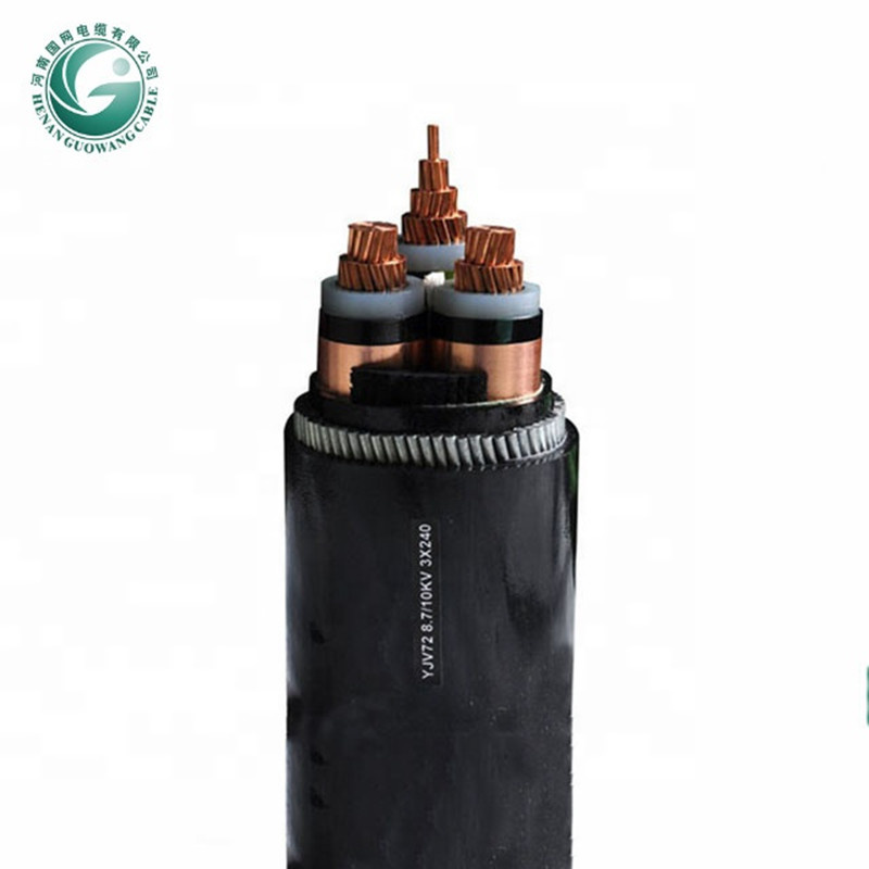 Copper Conductor XLPE Insulated PVC Sheated Swa Armoured Medium Voltage Power Cable
