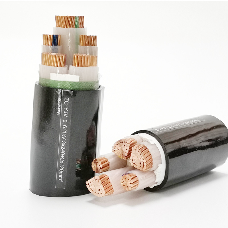 0.6/1kv One Core XLPE Insulation PVC Jacket Copper Electric Power Cable