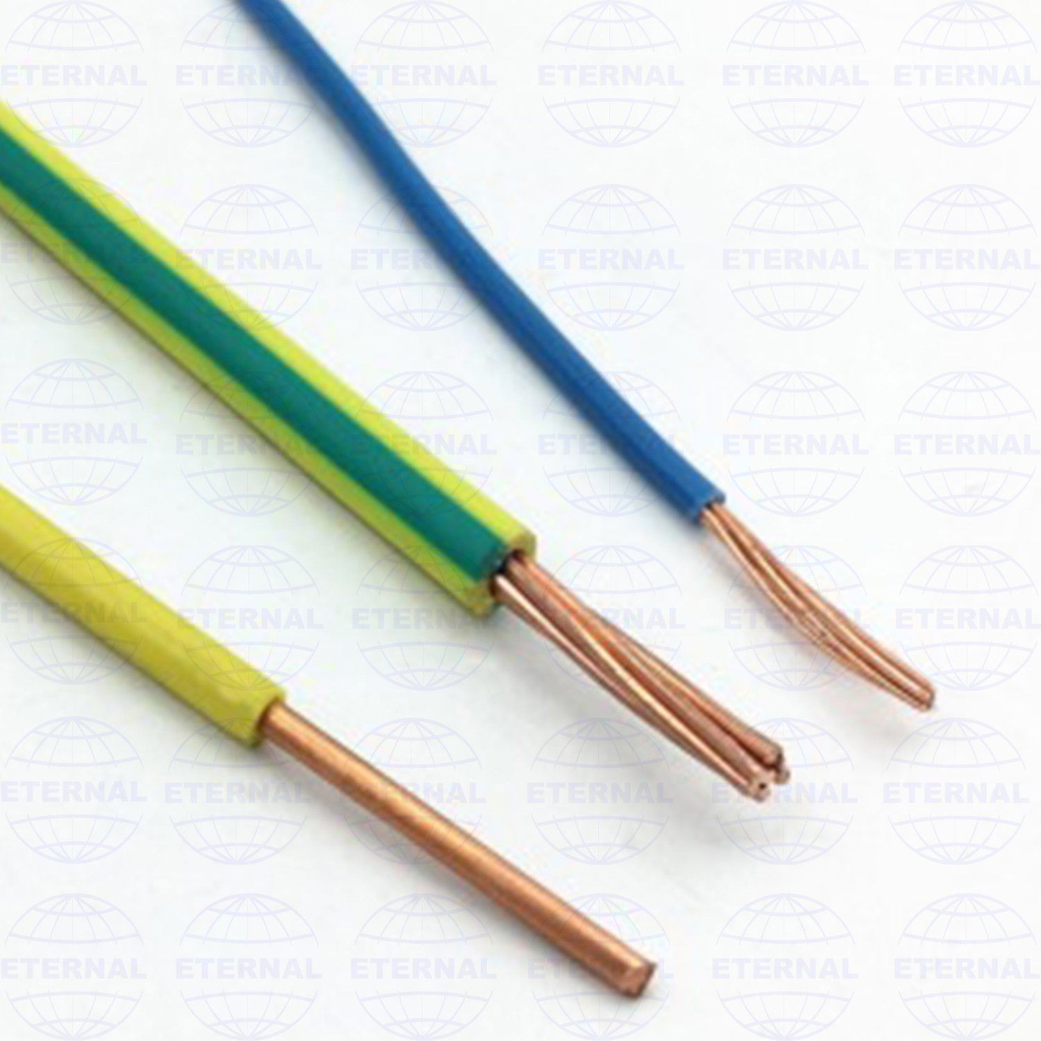 25mm2 35mm2 50mm2 Green Yellow Stranded Copper Earthing Grounding Electric Wire Cable