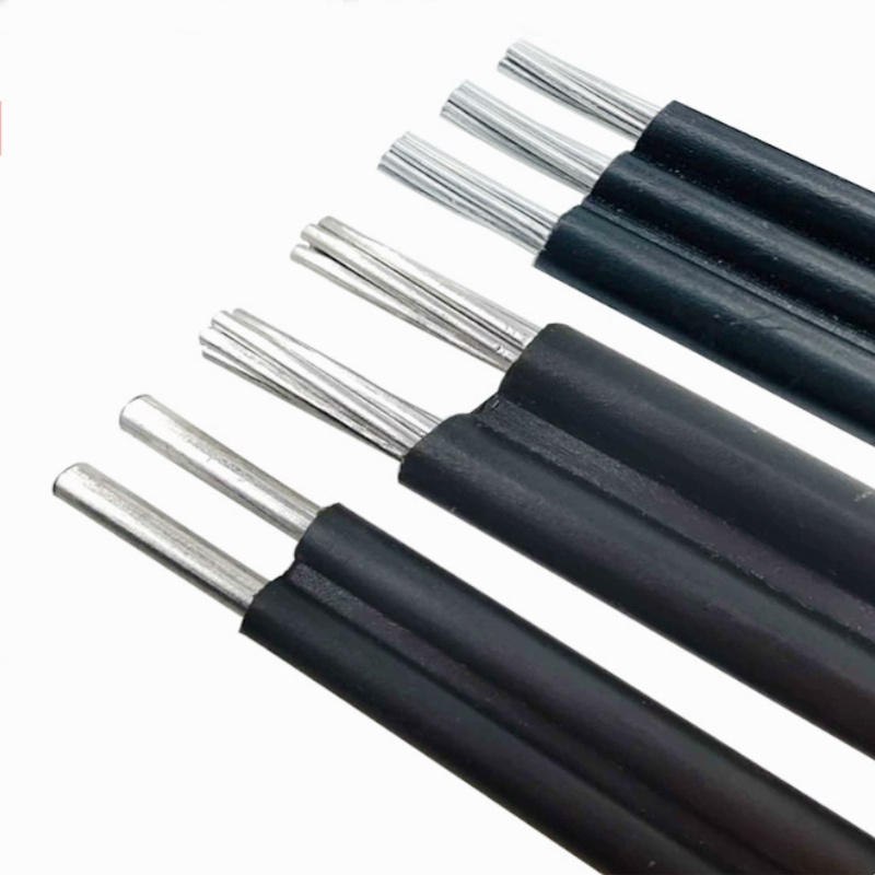 600/1000V Service Drop Duplex Wire Cable 2 Core PVC Insulated Al Conductor Power Cable