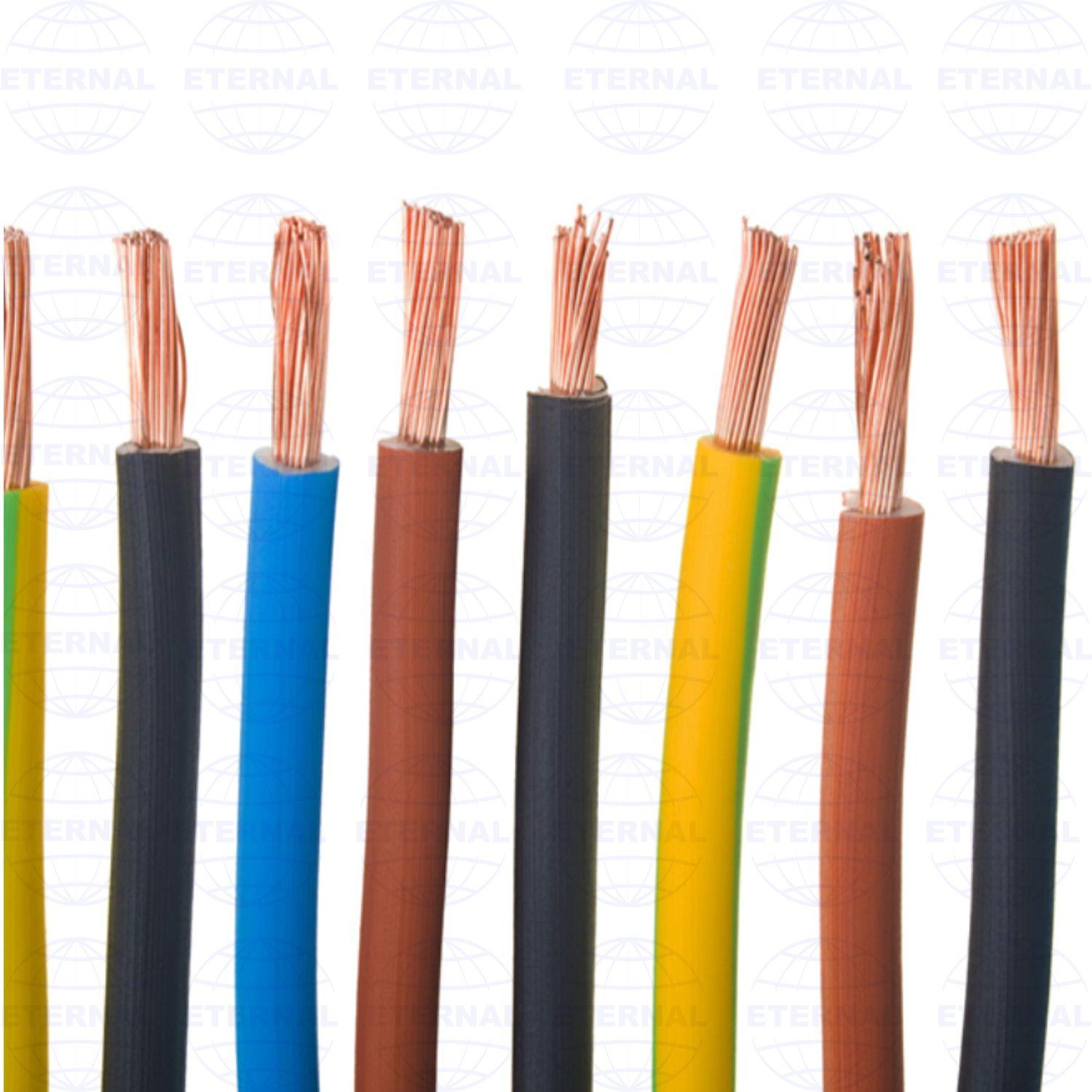 Bvr Wire 1.5 mm 2.5 mm 4mm 10mm PVC Coated Copper Electric Cable and Wire