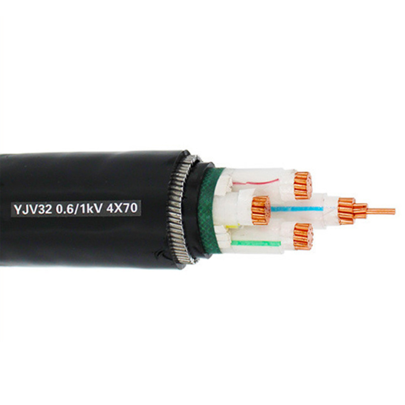 Cable Factory 0.6/1kv XLPE Insulated Steel Wire Armored PVC Sheath Copper/Aluminum Solid Conductor Roll Packed Electrical Wire Cable