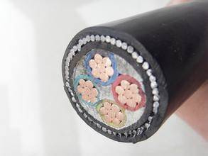 Cu/XLPE/PVC/Swa/PVC Steel Wire Armored Underground Power Cable 4*16 4*25