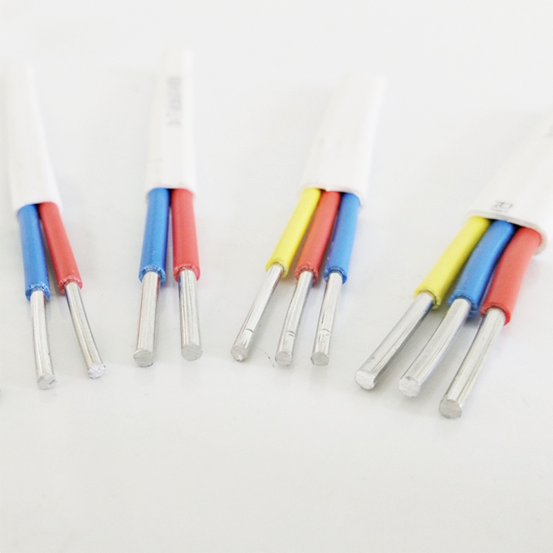 Factory Price 300/500V Aluminum Flat Cable Blvvb 2 3core Aluminum Conductor Electric Wire