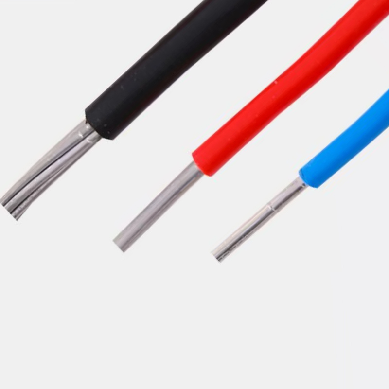 Factory Supply Single Core Solid PVC Aluminium Electric Cables Black & Red Blv Electrical Wire