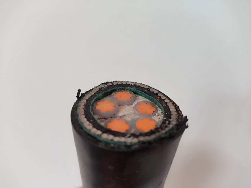 IEC 60502 4 núcleo de baja tensión con revestimiento de PVC aislado XLPE Cable eléctrico blindado Proveedor de cable eléctrico (YJV/YJV22-0,6/1kV)