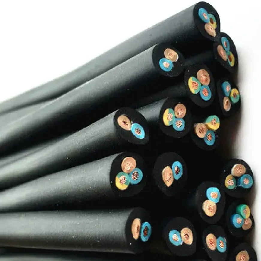JHS Jhsb 2/3/4/5 Corn de goma bomba sumergible impermeable Cable