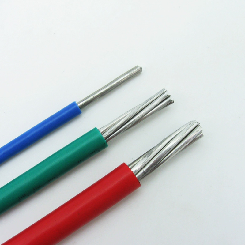 Low Smoke Zero Halogen Aluminum Conductor PVC Insulation Fire Resistance Electrical Wire