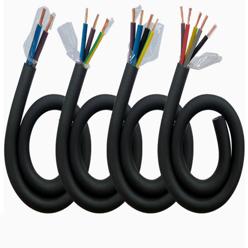 Multi Core 4X70mm Copper Submersible Rubber Electrical Cable H07rn-F