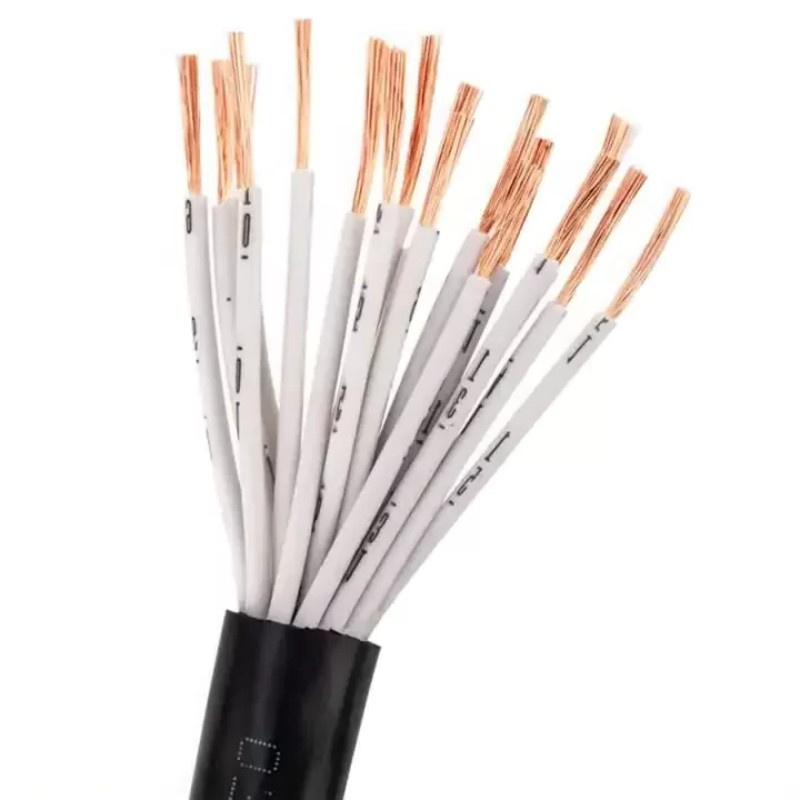 Multicore Flexible Control Cable Kvv Electrical Cable 450/750V