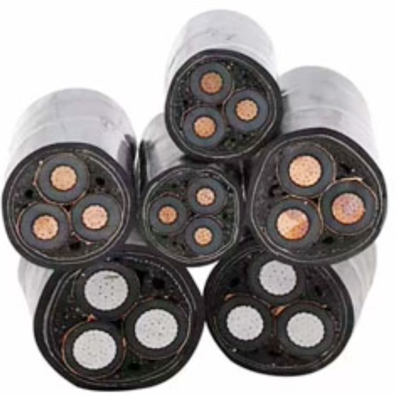 Mv1-10kv 3 Core 25mm-150mm Medium Voltage XLPE Insulation Power Cable
