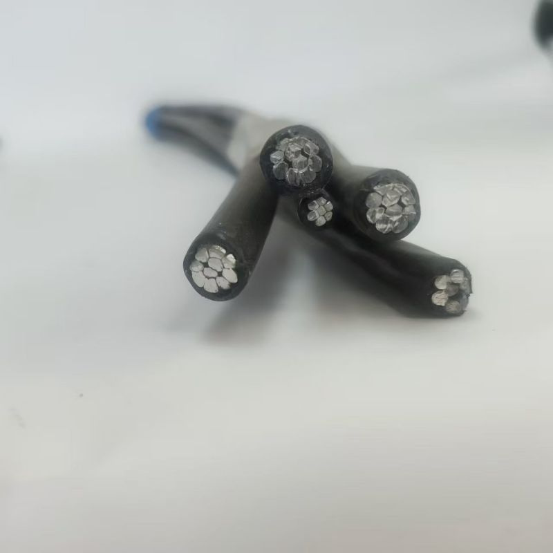 NFC XLPE/PE Insulation 4 Cores Structure Aluminum Conductor ABC Wire Aerial Bundled Cable