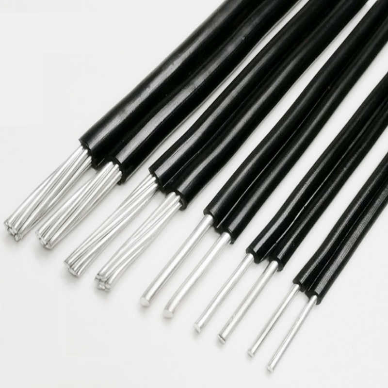 PVC Jacket Insulation Alunimum Conductor PVC Twin Core Power Cable