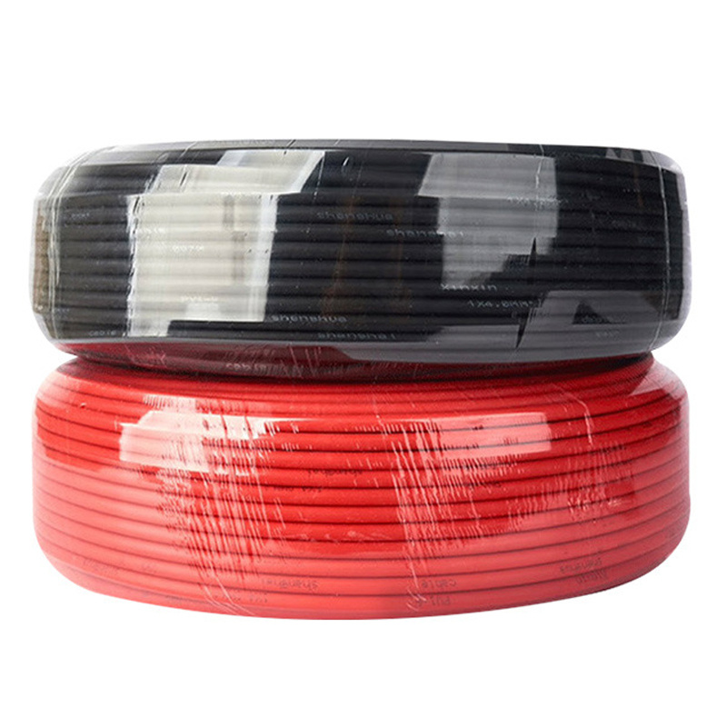 Cabo Fotovoltaico Solar Vermelho Preto, 4mm2, 6mm2