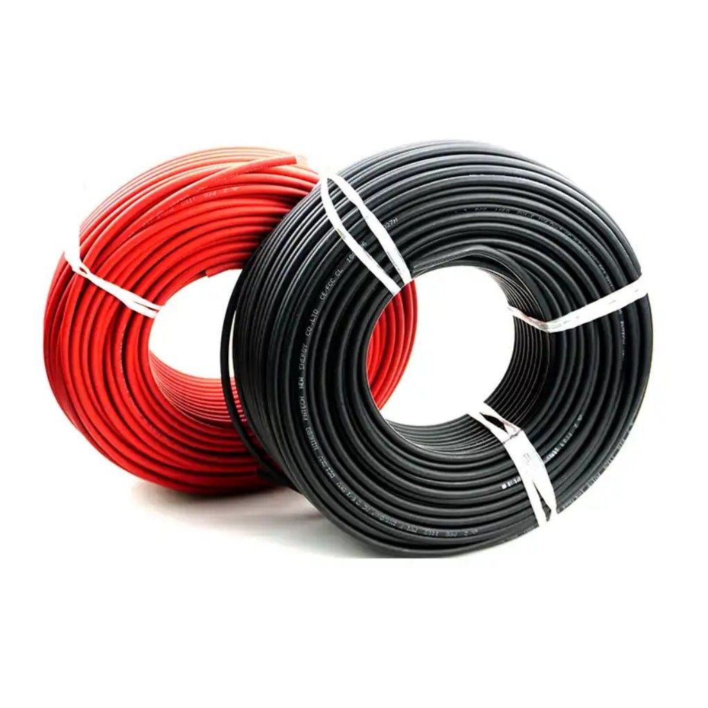 Red and Black Photovoltaic Cable 4mm2 6mm2 10mm2 35mm2 Solar Harness Single-Core Solar Cable