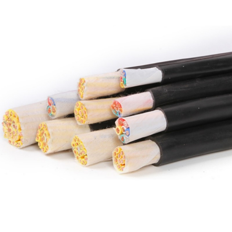 Rvv 1-5core Power Cable Bare Copper PVC Sheathed Control Cable