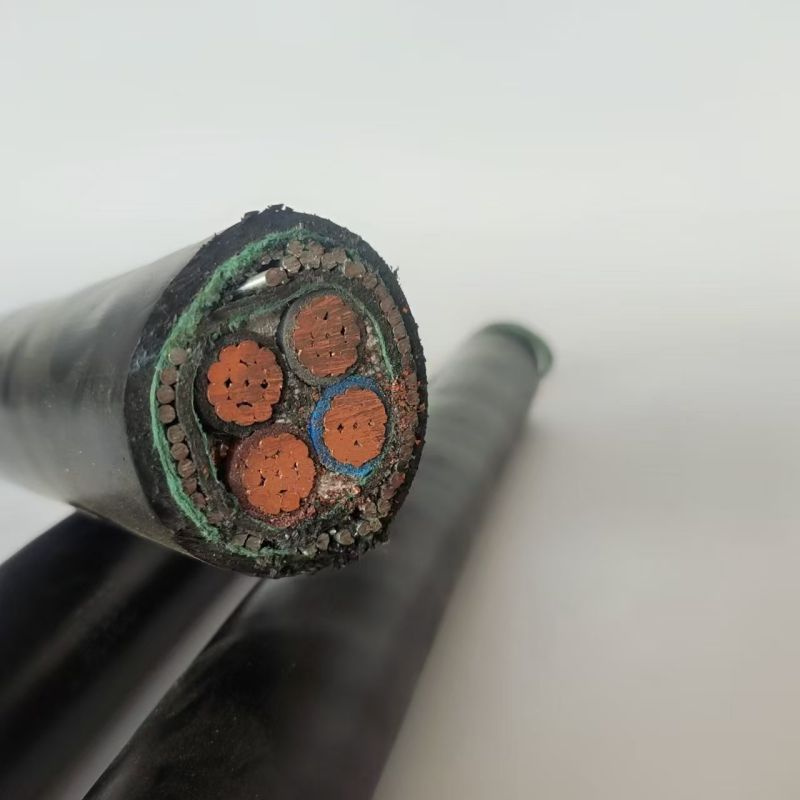 Single 1and 3 Core Copper Aluminum Cu Al XLPE Insulated Armored Low Voltage Power Cable
